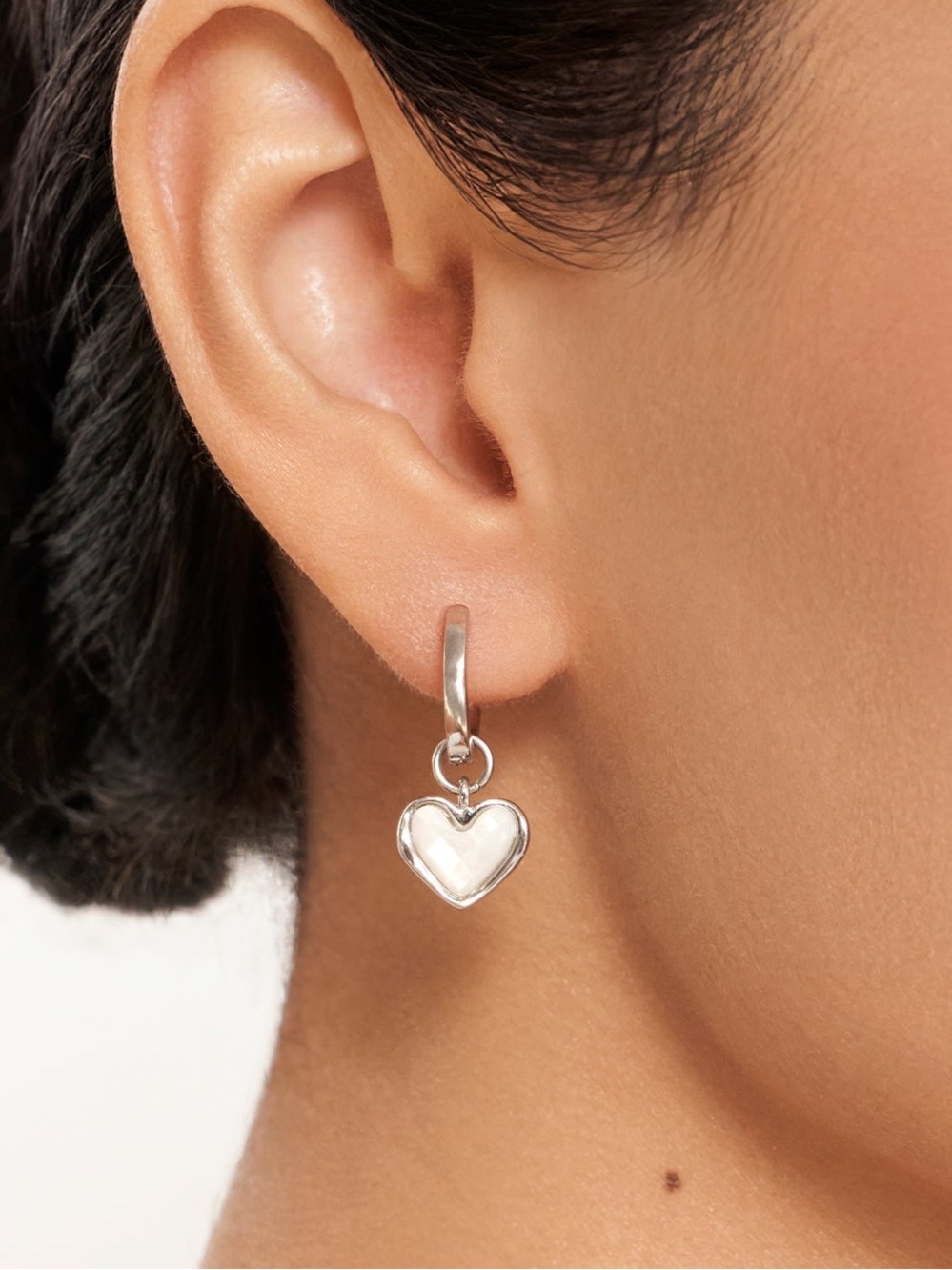 Abbott Lyon Heart Huggie Earrings